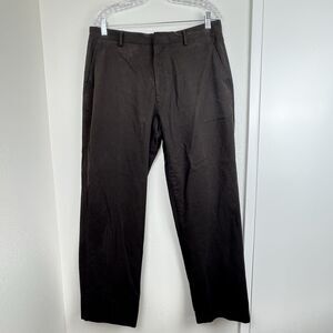 Banana Republic Pants Mens 35x32 Brown Chino Flat Front Straight Slacks Preppy